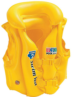 INTEX Жилет для плавания 50x47 см. Школа плавания . Возраст: 3-6 лет Арт. 58660EU Жилет для плавания