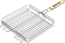PALISAD Решетка-гриль 340х340х60 мм, объемная, нержавеющая сталь, Camping// Решетка
