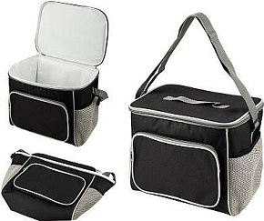 ECOS Термосумка PC2208, 15л, р-р: 30x20x25см, цвет: чёрный (104570)