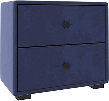 НК-МЕБЕЛЬ TANGO тумба прикроватная Велюр Индиго 72306847 (1 кор.) Тумба прикроватная