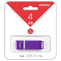 SMARTBUY (SB4GBQZ-V) 4GB QUARTZ SERIES VIOLET Флешка