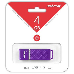 SMARTBUY (SB4GBQZ-V) 4GB QUARTZ SERIES VIOLET Флешка