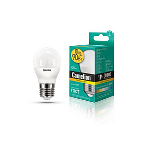 CAMELION (13566) LED10-G45/830/E27/3000K Лампа светодиодная