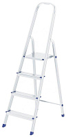СИБРТЕХ Стремянка, 4 ступени, алюминиевая, Россия 97714 Стремянка