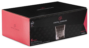 CRISTAL DARQUES Q4354 Набор стаканов RENDEZ-VOUS 6шт 320мл низкие Набор стаканов