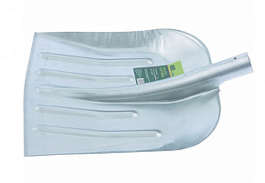 СИБРТЕХ Лопата для уборки снега стальная оцинкованная, 330х365 мм, без черенка, Россия 61536 Лопата