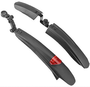 STELS Крылья 24"-26" XGNB-040, с габаритным огнем, пластиковые, чёрные, комплект 610214 LU088672 Крылья