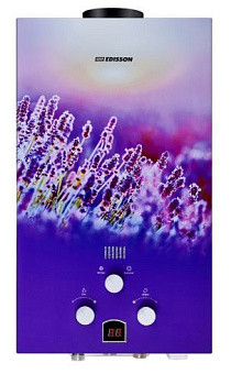 EDISSON E 20 GD (Лаванда) ЭдЭБ02945 Водонагреватель газовый