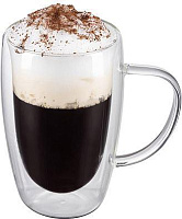 LEONORD Кружка AROMA 450 мл с двойными стенками из боросиликатного стекла (106481) Кружки, стаканы штучно