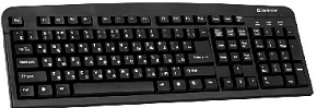 DEFENDER (45522) ELEMENT HB-520 USB RU черный Клавиатура