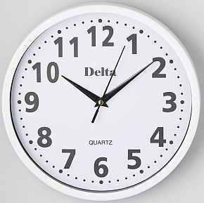 DELTA DT7-0001 24,9*24,9*3,8 см Часы настенные