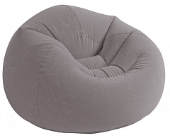 INTEX Кресло надувное BEANLESS BAG CHAIR 107x104x69 см . (в коробке) Арт. 68579NP Кресло надувное