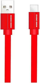 MORE CHOICE (4627151194585) K20a USB (m)-Type-C (m) 1.0м - красный Кабель