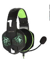 SMARTBUY (SBHG-3100) RUSH TAIPAN черно-зеленый Наушники с гарнитурой SMARTBUY (SBHG-3100) RUSH TAIPAN черно-зеленый