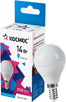 КОСМОС LkecLED14wGL45E1445 14W/E14/4500K Лампа светодиодная