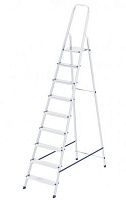 СИБРТЕХ Стремянка, 9 ступеней, алюминиевая, Россия 97719 Стремянка