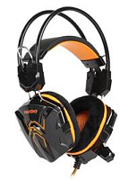 SMARTBUY (SBHG-1100) RUSH SNAKE черно-оранжевый Наушники с гарнитурой SMARTBUY (SBHG-1100) RUSH SNAKE черно-оранжевый
