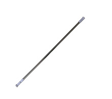 РЫЖИЙ КОТ Карниз для ванной SCR-2S, нерж. сталь, длина: 1,1-2 м (311928) Карниз для ванной