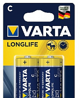 VARTA LR14 C BL2 LONGLIFE ALKALINE 1.5V (4114) (4114113412) Элементы питания