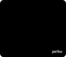 PERFEO (PF_D0717) "Black" "Чёрный" Коврик для мыши