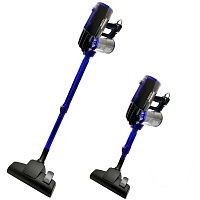 GINZZU VS118 черный/синий Пылесос вертикальный