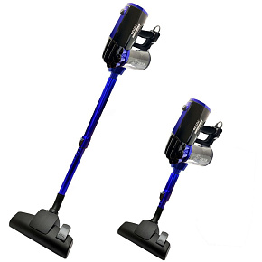 GINZZU VS118 черный/синий Пылесос вертикальный