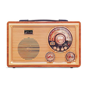 БЗРП РП-335 , УКВ 64-108МГц, бат.4*R20,220V, DC6В, акб 1200MA/H,BT/USB/MICROSD Радиоприёмник