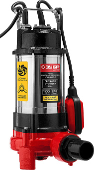 ЗУБР НПФ-1100-Р Насос фекальный погружной для загрязненной воды Насос