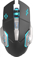 OKLICK Мышь Оклик 770GW черный/серебристый оптическая 3600dpi беспров. USB для ноутбука 6but Мышь