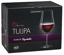 CRYSTALEX CR550101T Набор бокалов для вина TULIPA 6шт 550мл Набор бокалов для вина