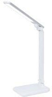 ULTRAFLASH (15716) UF-800 C01 белый (Led св-к настольный, 8Вт, 4500К, 3 ур. яркости, 230В) Лампа настольная