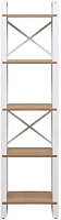 LESET Стеллаж Стилвуд 115 (Белый/Дуб крафт золотой)