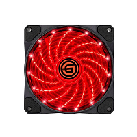 GINZZU (17613) LED 12LR15 красный Вентилятор