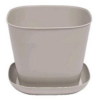 VIOLET квадратное 9,8л. с поддоном (агат) 389809