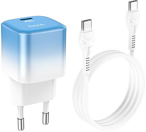 HOCO (6931474769398) C101Aaa 1Type-C PD 20W , Blue ice СЗУ