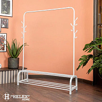 HELEX Напольная вешалка для одежды Home W-20, белая