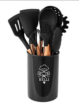 KELLI KL-01120 черный Набор кухонных принадлежностей