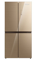 CENTEK CT-1756 Beige Glass Total 456л Холодильник