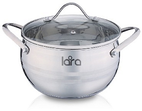 LARA LR02-34 APPLE 4,7л Кастрюля LARA LR02-34 APPLE 4,7л
