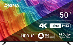 DIGMA DM-LED50UBB33 UHD SMART TV Яндекс LED-ТЕЛЕВИЗОРЫ