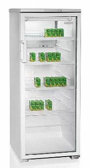 БИРЮСА 290 белый витрина Холодильник