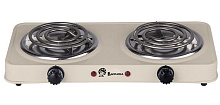 ВАСИЛИСА ВА-902 спираль двухконфорочная бежевый (6) Настольная плитка ВАСИЛИСА ВА-902 спираль двухконфорочная бежевый (6)