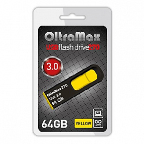 OLTRAMAX OM-64GB-270-Yellow 3.0 желтый флэш-накопитель