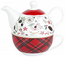 NOUVELLE HOME Набор 2пр "Edinburgh": чайник v=400 мл и чашка v=270мл 1620109 Набор 2пр