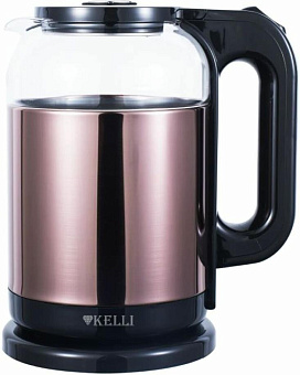 KELLI KL-1807 Бронзовый Чайник электр.