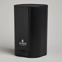 AGNESS 907-321 с точильным камнем 13,6*14,6*23см Подставка для ножей