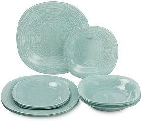 LUMINARC Набор столовый НЕО КАРИНА БРАШМАНИЯ ТЮРКУАЗ 12пр V6064