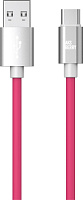 AKSBERRY (6900327610019) X165 Liquid silicone USB A -Type-C, розовый