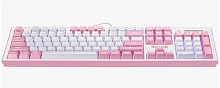 REDRAGON (70821) Hades Бело-розовая, тихая, 104 кн. Клавиатура