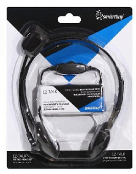 SMARTBUY (SBH-5000) EZ-TALK накладная черная Наушники-гарнитура